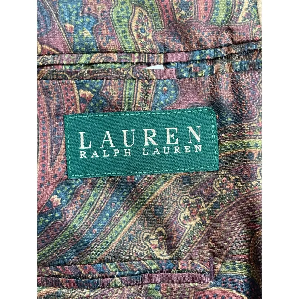 Ralph Lauren Blazer Mens 44R Brown 100% Cotton Corduroy 2-Button Single Breast